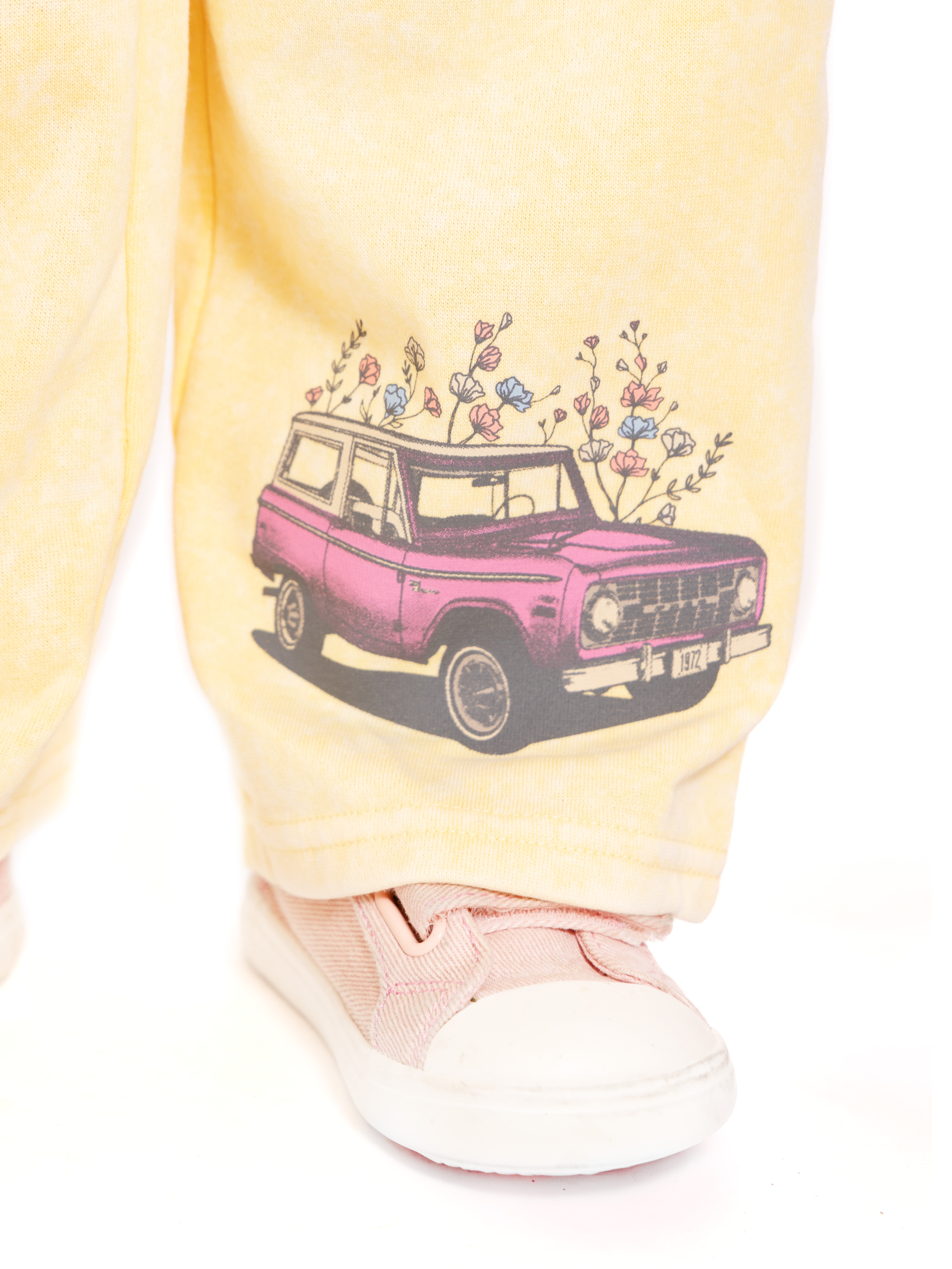 Ford Bronco Toddler Girls' Graphic Hoodie and Matching Sweatpants Set, 2-Piece, Sizes 12M-5T