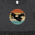 thumbnail image 4 of Inktastic Vintage Airplane Retro Sunset Girls Toddler Dress, 4 of 5