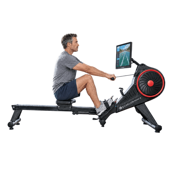 Echelon Row-S Indoor Rowing Machine with 22" class Rotating HD Touchscreen and Magnetic Resistance