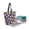 thumbnail image 2 of FORMRS Womens Canvas Tote Bag with Zipper Inner Pocket Shoulder Handbag, Colorful Candies, 2 of 7