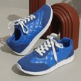 thumbnail image 6 of Womens Trainer Running Walking Shoes Casual Anti Slip Retro Fashion Quilted Low Wedge Sneakers Lace up Athletic Tennis Shoes, 6 of 7