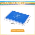 thumbnail image 2 of Uxcell 2Pcs Large Sky Blue Stamp Ink Pad, 3.9x4.7 Inch Washable Craft Finger Stamps Pad for Paper Wood Fabric Inkpad DIY Card Making, 2 of 7