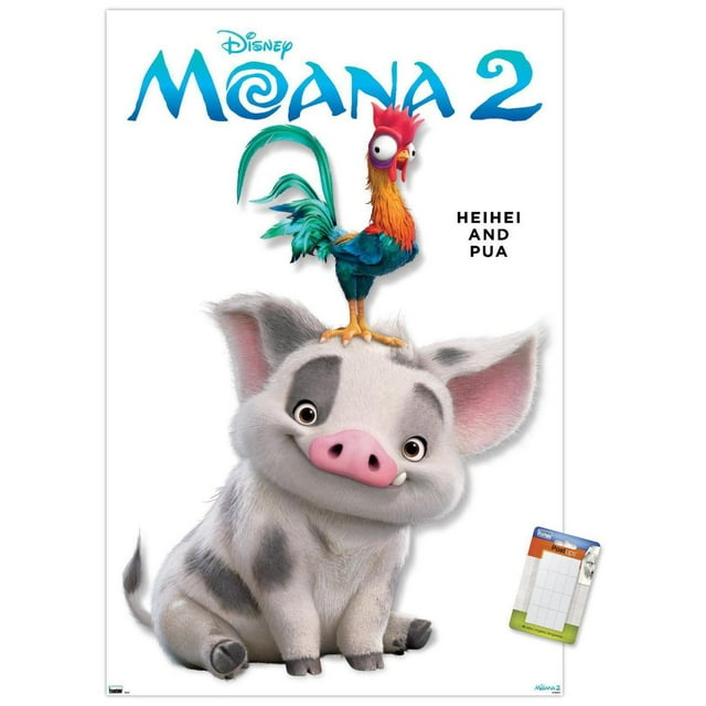 Disney Moana 2 - Série de longs métrages Heihei et Pua