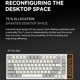 thumbnail image 4 of [English Business Grey] Attack Shark K85 e-Sports teclado con eje magnético personalizado PBT keycap modo RT 68 teclas RGB recorrido tecla ajustable (Business Gray), 4 of 9