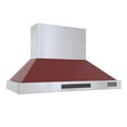 thumbnail image 2 of Kucht Professional 48 In. Wall Mounted Range Hood 1200cfm In Red, 2 of 6