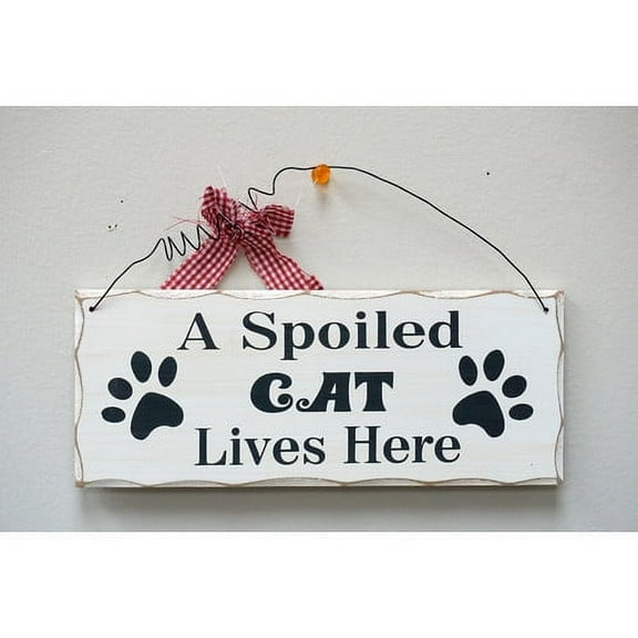 Attraction Design Home ''A Spoiled Cat '' Wall D cor