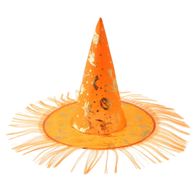 Sombrero de la Bruja de Halloween Sunnimix Naranja Calabaza