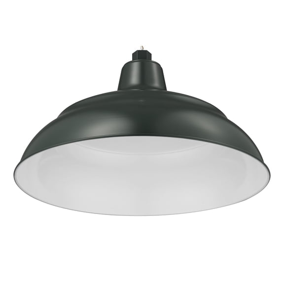 RWHS17-SG Millennium Lighting R Series - 1 Light Warehouse Shade-9.25 Inch Tall and 17 Inch Wide-Satin Green Finish