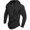 Black, variant on Vedolay Mens Hoodies Hooded Pocket Open Front Knit Jacket Sweater Cardigan Black,XL