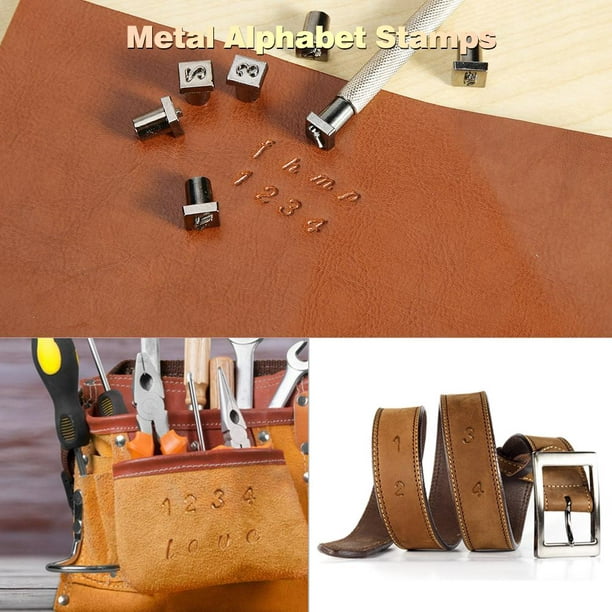 Ensemble d'outils d'artisanat du cuir, surface de bord, Pro, plus