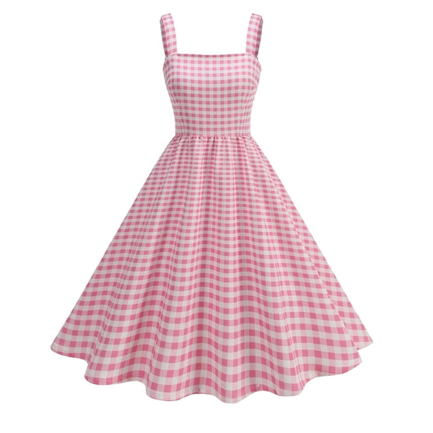 Vestido Corto de Verano de las Mujeres de Malla de Manga Corta Bordado Vestido de Pastel Retro, Vestido Ligero Casual para la Fiesta Y las Vacaciones