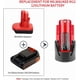thumbnail image 3 of Adaptador de Batería BD18M12 para Herramientas Eléctricas Milwaukee M12, Conversión para Black & Decker 18V BL1514-XJ BL1518-XJ BL2018-XJ BL4018-XJ BL2518-XJ Batería a Batería Milwaukee M12 12V., 3 of 9