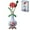 Carnation, variant on Honchoes Silver Willow Building Set with Vase Not Compatible with Lego Botanical Collection Home Decor for Adults 264 Pcs