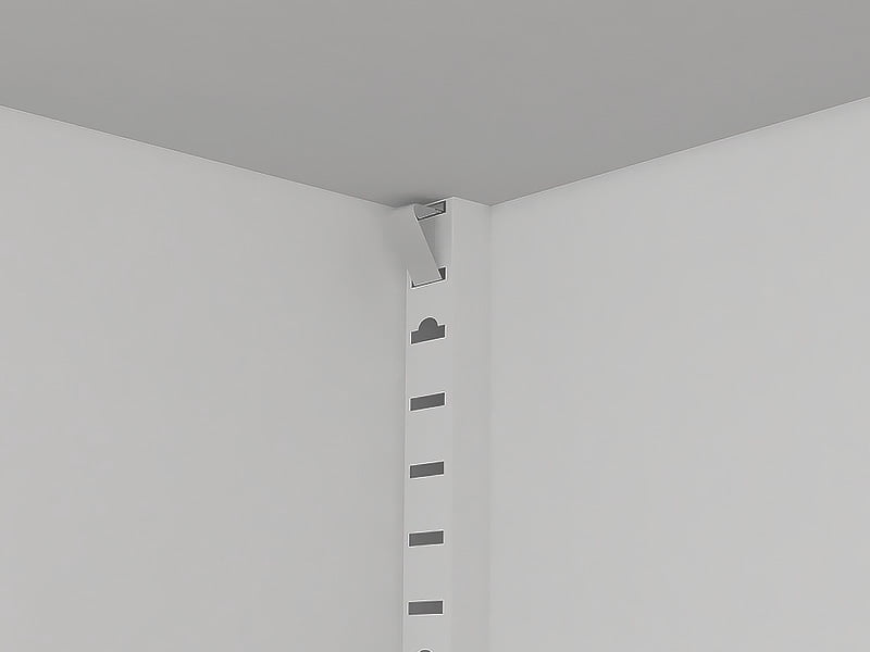 71" Metal Storage Cabinet with 2 Doors and Adjustable Shelves, Extra Large Pantry Cabinet with Anti Tip, Food Pantry Cabinet, for Bedroom, Kitchen, Office, White