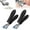 Black 2pcs, variant on NCQ Wide Jaw Opening Anti-Splash Slanted Nail Clipper, Fingernail and Toenail Clippers Clippers for Ingrown Nails, Curved Toenail Clippers for Thick Nails, Household Slanted Nail Clippers (Black)