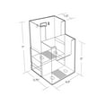 thumbnail image 4 of Two-Tiered Tri-Fold Brochure Counter Display (8 Pockets), 2-Pack, 4 of 4