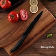 thumbnail image 3 of Kitchen Knife Sets, High Carbon Stainless Steel Knife Sets with Block, Black Knife Block Set, Knives Set for Kitchen with Anti-slip Handle, 3 of 4