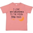 thumbnail image 3 of Inktastic I Love My Grandma to the Moon and Back Boys or Girls Toddler T-Shirt, 3 of 5
