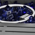 thumbnail image 4 of Teamson Home Firepit Outdoor Gas Fire Pit Metal With Glass Rocks Cover HF45701AA-S, 4 of 8