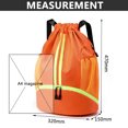 thumbnail image 3 of Mochila con cordón, bolsas de gimnasio portátiles de alta capacidad para ir a nadar, 3 of 8