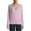 Time and Tru Women's V-Neck Wrap Sweater