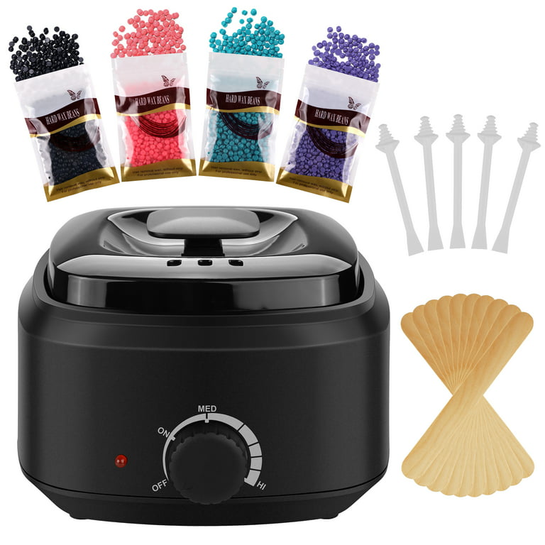 Professional Electric Wax Warmer and Heater with 4 Bags Hard Wax/10 Waxing  Spatulas for Soft Wax, Cream Wax & Hard Wax, Salon Quality Hair Removal,  Depilatory Waxing Melter, Adjustable Temperature！1: Buy Online