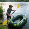 thumbnail image 6 of Kids Inflatable Boat For Pool And Lake Built From Sturdy PVC Featuring Two Air Chambers And Paddles Included, 6 of 8