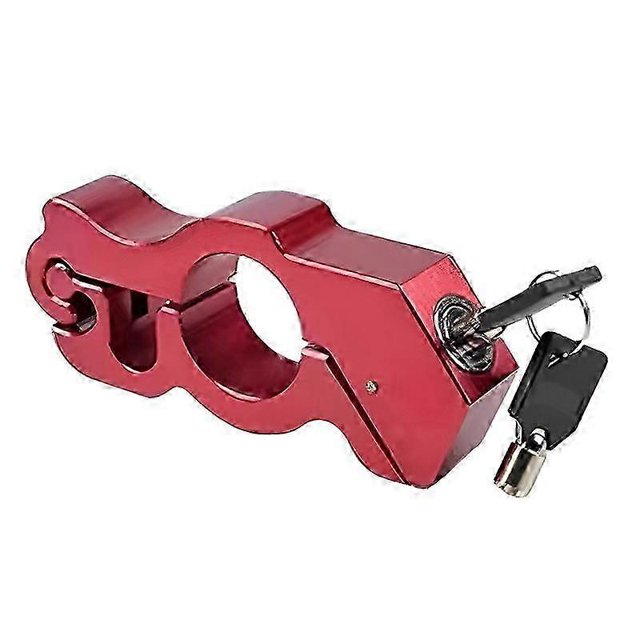 Motorcycle Lock, Handlebar Lock with 2 Keys, Anti Theft Motorcycle Brake Lock for Motorcycle Bike AT