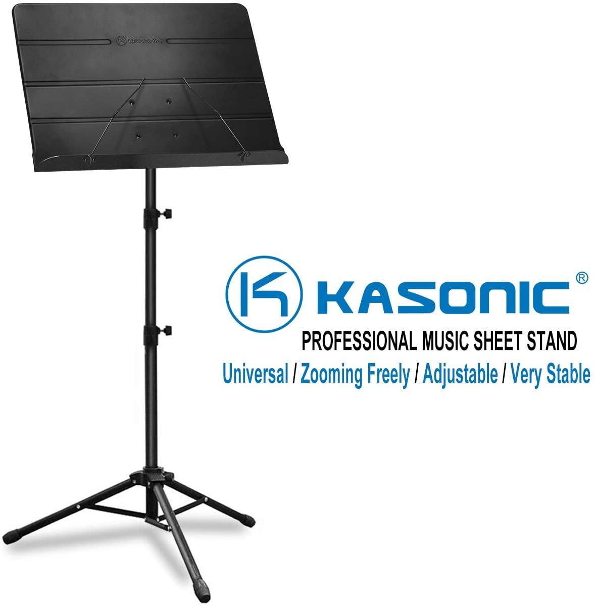 Buy Music stand, 2 in 1 Dual-Use Folding Sheet Music Stand & Desktop Book  Stand with Portable Carrying Bag, Sheet Music Folder & Clip Holder (Black)  Online at Lowest Price in France.