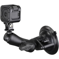 Ram Mounts Twist Lock Suction Cup Mount with Custom GoPro Hero Adapter