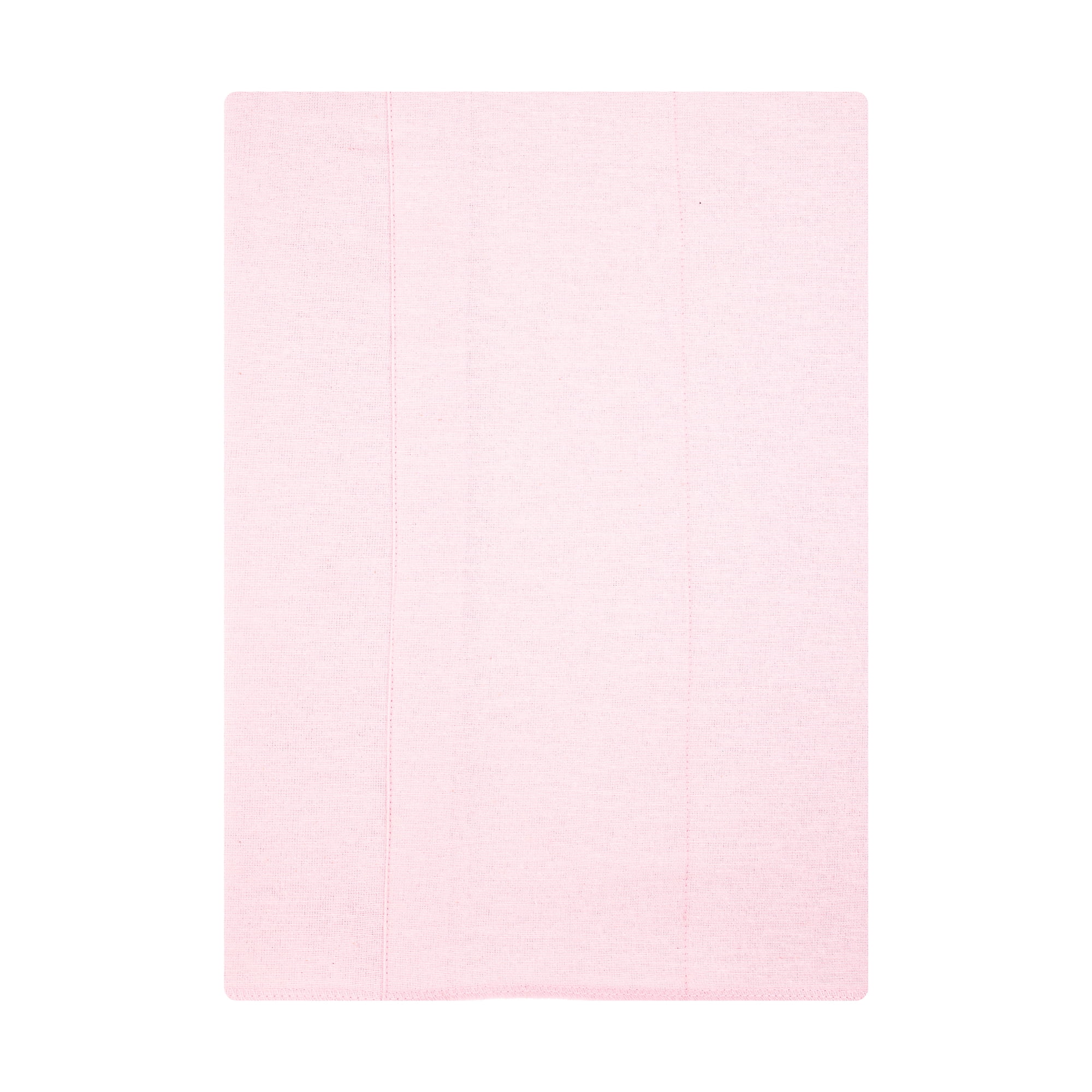 Hudson Baby Girl Cotton Polyester Flannel Burp Cloths 7-Pack, Happy Strawberries, One Size