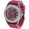 Geneva Platinum Women's Rhinestone Fleur