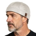 thumbnail image 4 of Apeya Men's Mesh Brimless Docker Cap, Breathable Summer Skullcap Beanie, Lightweight Moisture-Wicking Sailor Cap for Outdoor Sports, Structured Fashion Dome Cap, 4 of 9