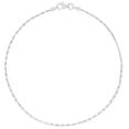 thumbnail image 3 of 1.2mm Solid .925 Sterling Silver Round Heshe Chain Bracelet, 7 inches, 3 of 6
