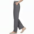 thumbnail image 5 of Qcmgmg Linebalm Pants, Pulisa Heracomfy Glamorease - Perfect Drape High Rise Pull-On Stretch Pants for Senior Women Over 50 Dark Gray 2XL, 5 of 7