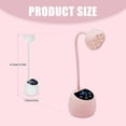 thumbnail image 3 of Gooseneck UVS Light for Gel Nails Polish Rechargeable Cordless Nail Dryer with 3 Times Auto Sensors UVS LED Nail Lamp White, 3 of 5