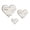 D, variant on wutoase 3 Pcs Wooden Heart Wall Decor, Vintage Heart Shaped Wall Sign Rustic Hanging Love Plaque for Room Decor