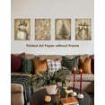 thumbnail image 3 of Hieng Vintage Christmas Wall Art Decor, Merry Christmas Santa Claus Wall Posters Prints Set of 4, Christmas Wall Decor Gifts for Winter Holiday Living Room Bedroom Kitchen (Unframed), 3 of 6