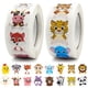thumbnail image 1 of 2 rolls of stickers with cartoon animals as a reward, 1 of 5