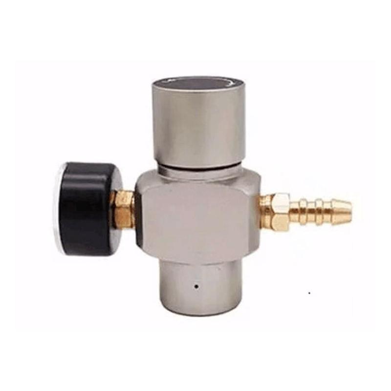 2 In 1 Sodastream Co2 Mini Gas Regulator Co2 Charger Tr21*4 0-30 Psi Keg Charger For European Soda Stream Beer Kegerator Q0J3