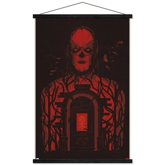 Netflix Stranger Things: Season 4 - Vecna Door Wall Poster with Magnetic Frame, 22.375" x 34"