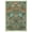 Green, variant on Floral Runner Rug - Washable, Non-Slip Low Pile, Soft Thin Botanical Carpet for Hallway, Entryway, Bedroom, Kitchen - Collapsible Vintage Blue-Green, 2x6ft (61x183cm)