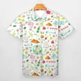 thumbnail image 3 of Happy Passover Men Zipper T-shirt Summer Casual Short Sleeve T-shirt Top, 3 of 7