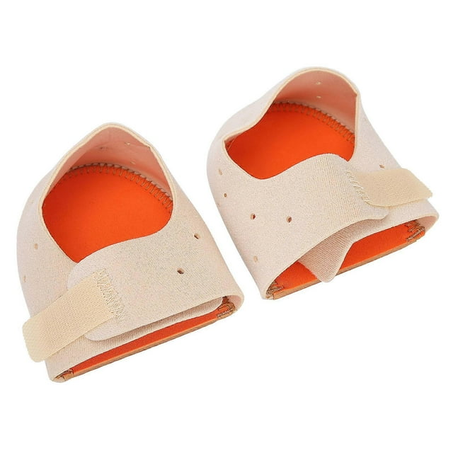 2Pcs Breathable Heel Protectors Plantar Fasciitis Heel Support Pads Pain Relief Heel SleevesSkin Color L