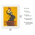 thumbnail image 2 of Champagne De Rochegrès - Vintage France Advertising Poster by Leonetto Cappiello c.1910 - Japanese Unryu Rice Paper Art Print 24 x 32 in, 2 of 4