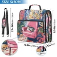 thumbnail image 2 of FORMRS Zipper Binder with Shoulder Strap 2-inch Ring 500 Sheet Capacity File Bag, Art Cat, 2 of 5