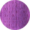 thumbnail image 1 of Ahgly Company Indoor Round Oriental Pink Industrial Area Rugs, 3' Round, 1 of 4