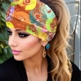 thumbnail image 5 of ManxiVoo Extra Large Turban Head Wrap Headband for Women Ladies Sport Fitness and Casual Wear, 5 of 5