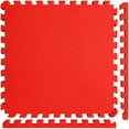 thumbnail image 2 of Meister X-THICK 1.5" Interlocking EVA Foam Mats - 2X Cushion for Wrestling, MMA Takedowns & Gymnastics - 2'x2' Tiles - Red - 16 Tiles (64 Sqft), 2 of 4