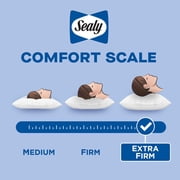 Sealy Performance Cooling Bed Pillow, Jumbo, White- Extra Firm, 2 Count